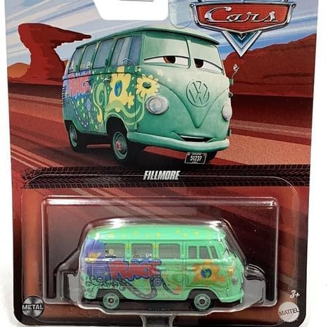 Hot Wheels Monster Trucks Pixar Cars Fillmore, Metal 1:55 Scale | Amazon (US)