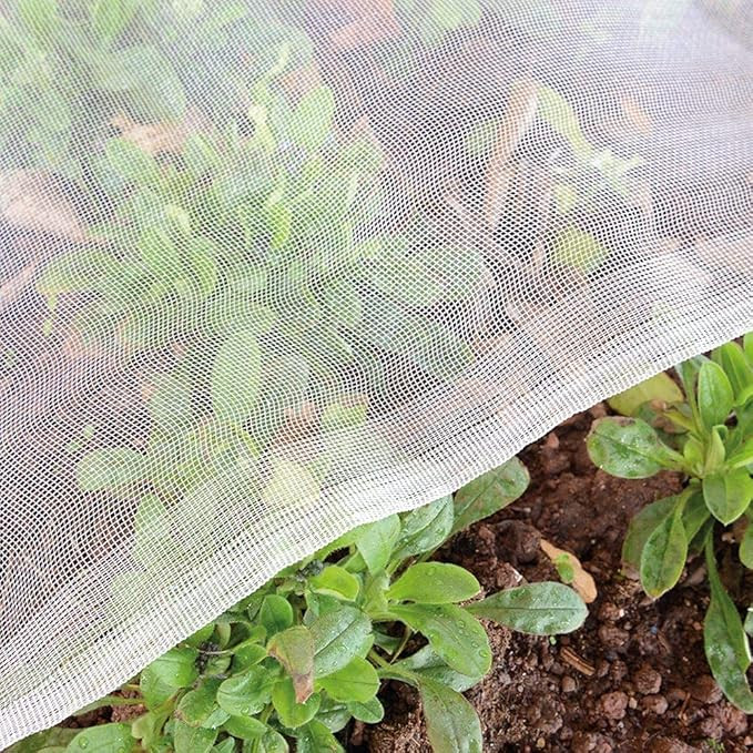 Garden Insect Netting Pest Barrier: 4'x20' Bug Netting for Garden Protection Mosquito Net Fine Me... | Amazon (US)