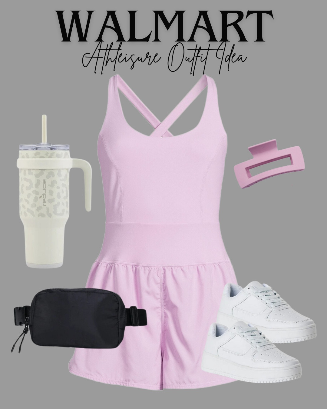 Walmart outfit idea! Getting major Free People vibes with these new activewear rompers🤩 These are made with that buttery soft fabric that we love! They also feature  the same back zipper, strappy cutout back, and moisture wicking fabric that the $98 Free People version has, except these are under $25! 🙌 Only difference is the Walmart one doesn’t have the little front cutout (which I actually prefer) These are also great to take on vacation (perfect for amusement parks) or simply justwearing while traveling 🥰
.
.
.
#walmart #walmartfashion #walmartstyle #walmartfinds #walmarthaul #active #activewear #athleisure #activeoutfit #athleisurestyle #comfystyle #activeromper #fp #fplookalike #freepeoplelookalike #lookforless #styleforless #workout #lounge #casualoutfit #workoutstyle #avia #womens #outfitinspo #outfitidea #walmartoutfit #walmartoutfitidea #walmartathleisure #newatwalmart #spring #springfashion #summer #summerfashion #sneakers #rompers #athletic #workoutclothing #lulu #airforcedupes #dupe #dupealert #fashion #trendy #bumbelt #fannypack #bumbag #pinkromper #40oztumbler #tumblers #workoutinspo #casualwear #disneyoutfit #vacation #travelouttit #travelstyle #traveling #summervacation 

#LTKfitness #LTKstyletip #LTKActive