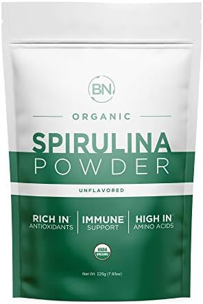Spirulina Powder Organic 225g - 64 Servings 3.5g Serving Size - USDA Certified - RAW Nutrient Den... | Amazon (US)