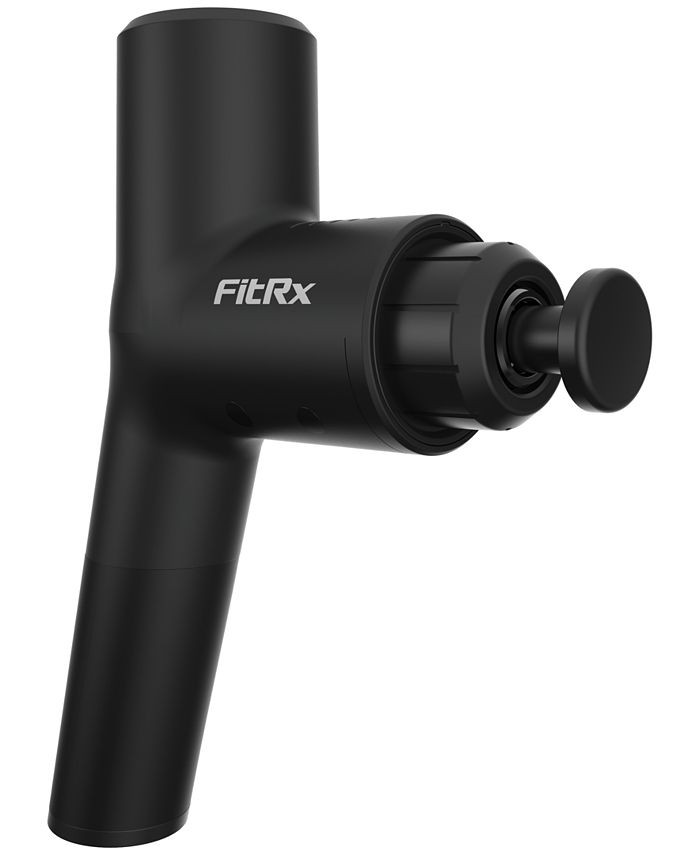 Tzumi FitRx Massage Gun Handheld Deep Tissue Percussion Massager with 6 Speeds and 4 Swappable He... | Macys (US)
