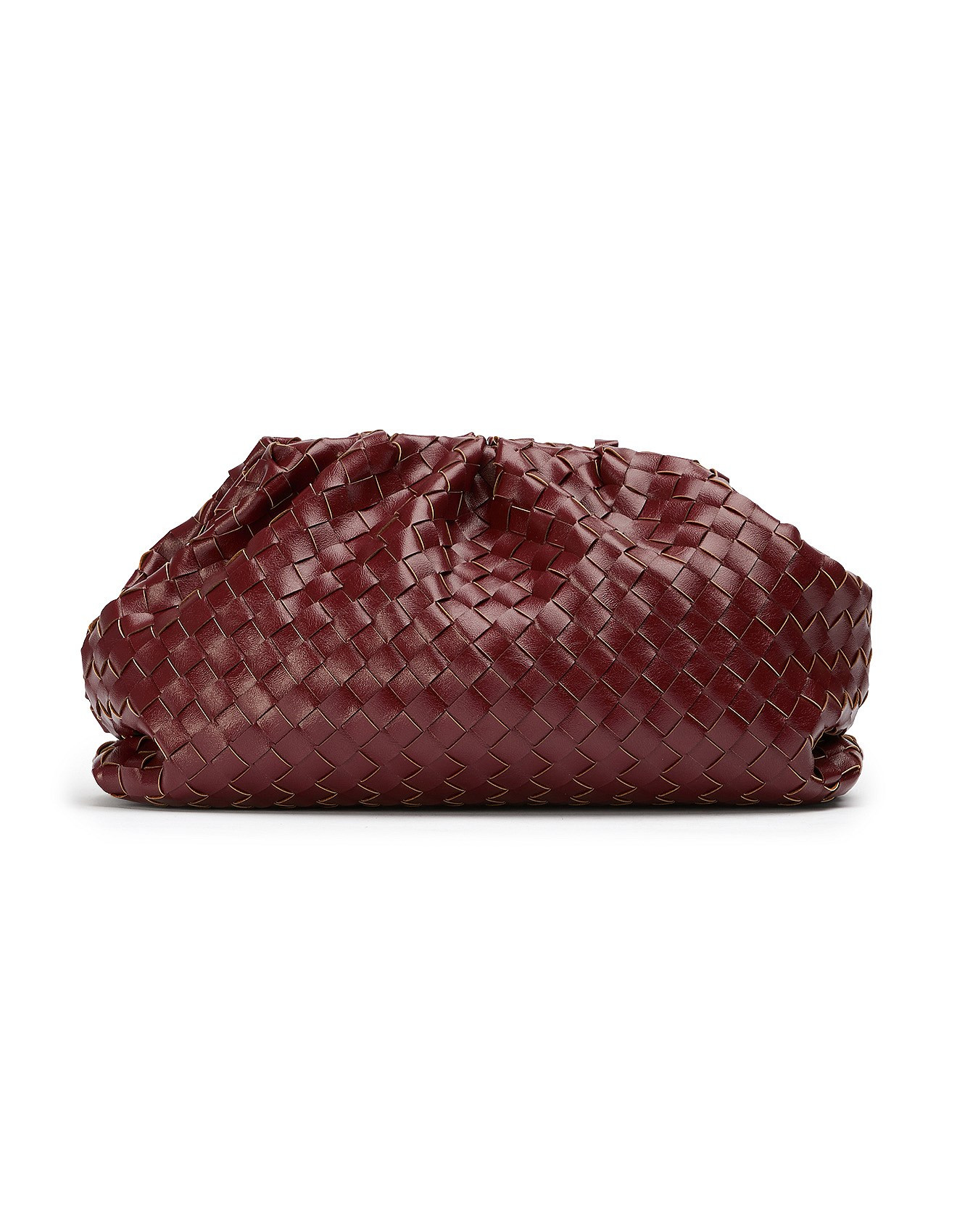 Leanne oversized weave clutch | David Jones (Australia & New Zealand)