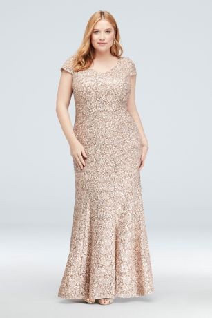 gold lace mother of the bride dresses