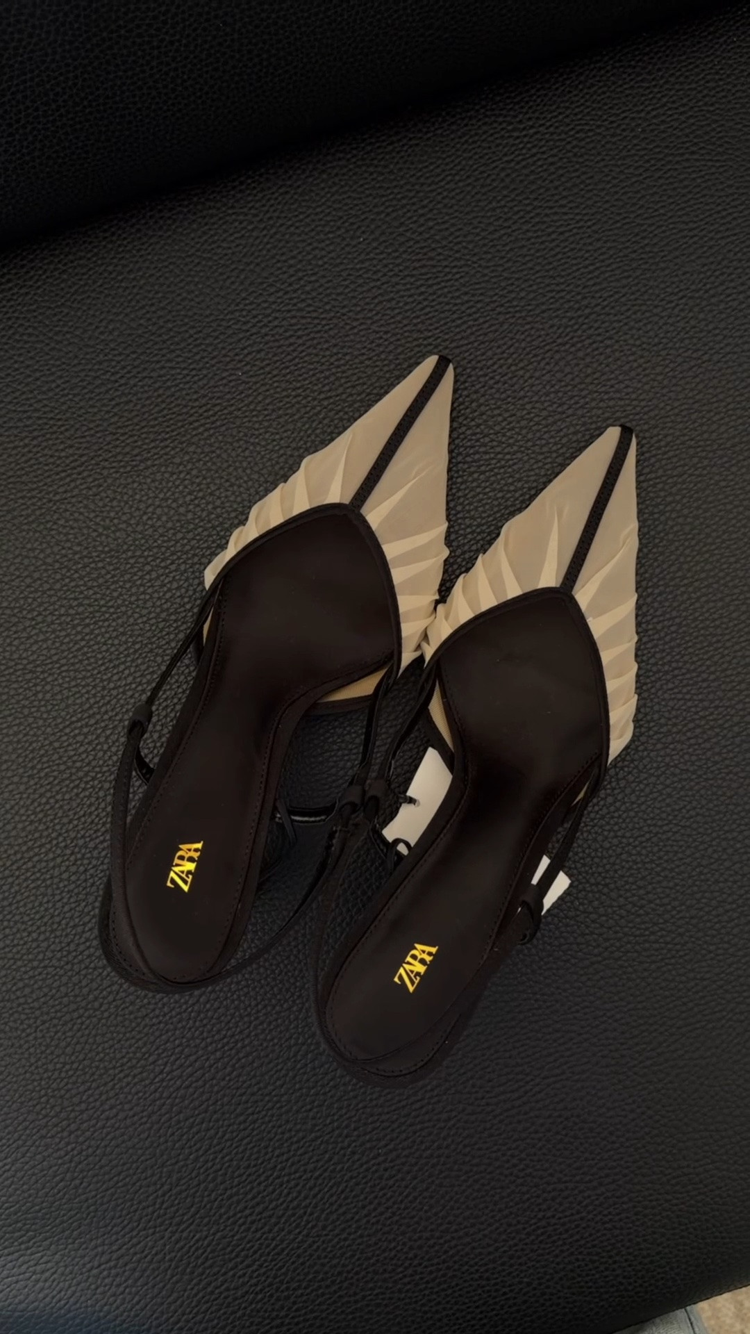 The Zara mesh pointed toe heels that instantly elevate every outfit. 🤍 These are perfect for pairing with jeans, tailored trousers, midi dresses, or your favorite evening look. Classic, elegant, and so versatile,I know I’ll be reaching for them all season.

Keywords: Zara heels • Zara shoes • mesh heels • pointed-toe heels • elegant heels • minimalist style • capsule wardrobe • designer-inspired heels • neutral shoes •