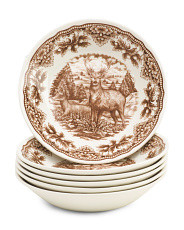 6pk Harvest Homeland Stag Cereal Bowls | Marshalls