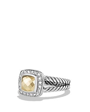 David Yurman Petite Albion Ring with 18K Gold Dome and Diamonds | Bloomingdale's (US)
