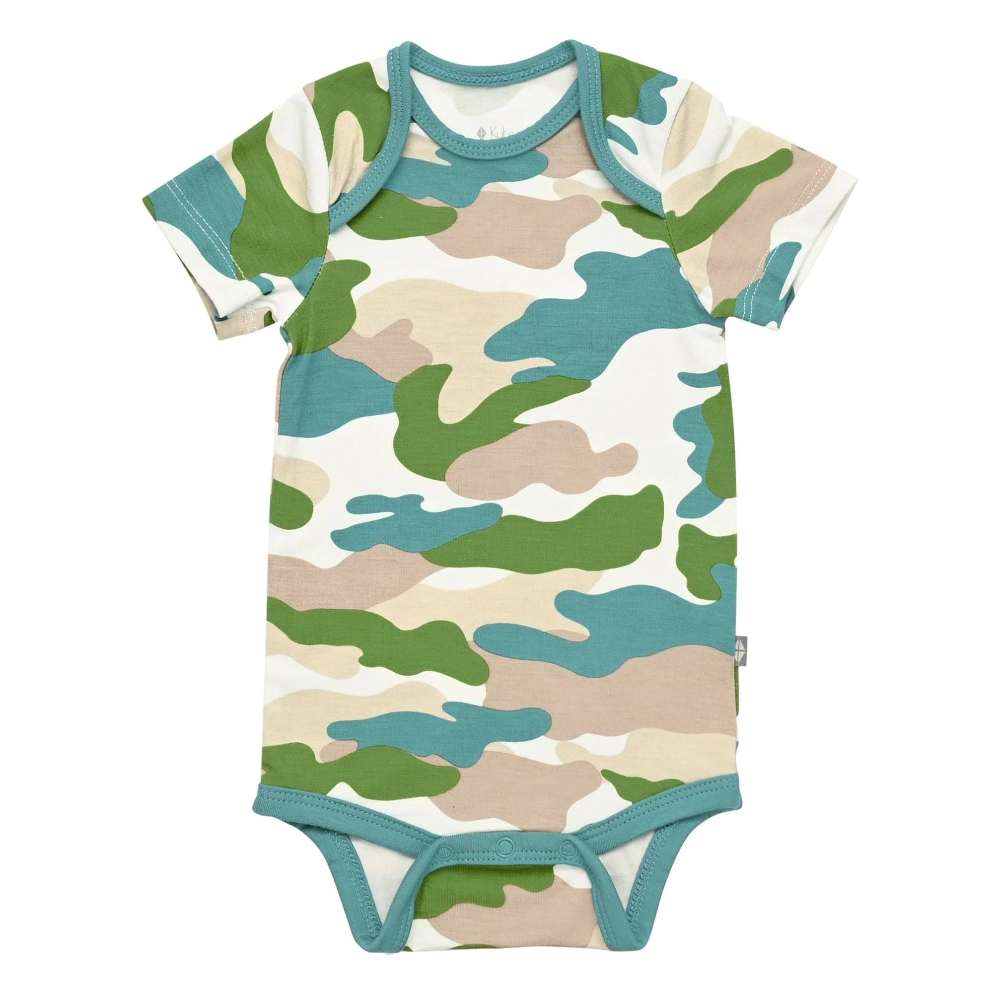 Printed Bodysuit in Camo | Kyte BABY