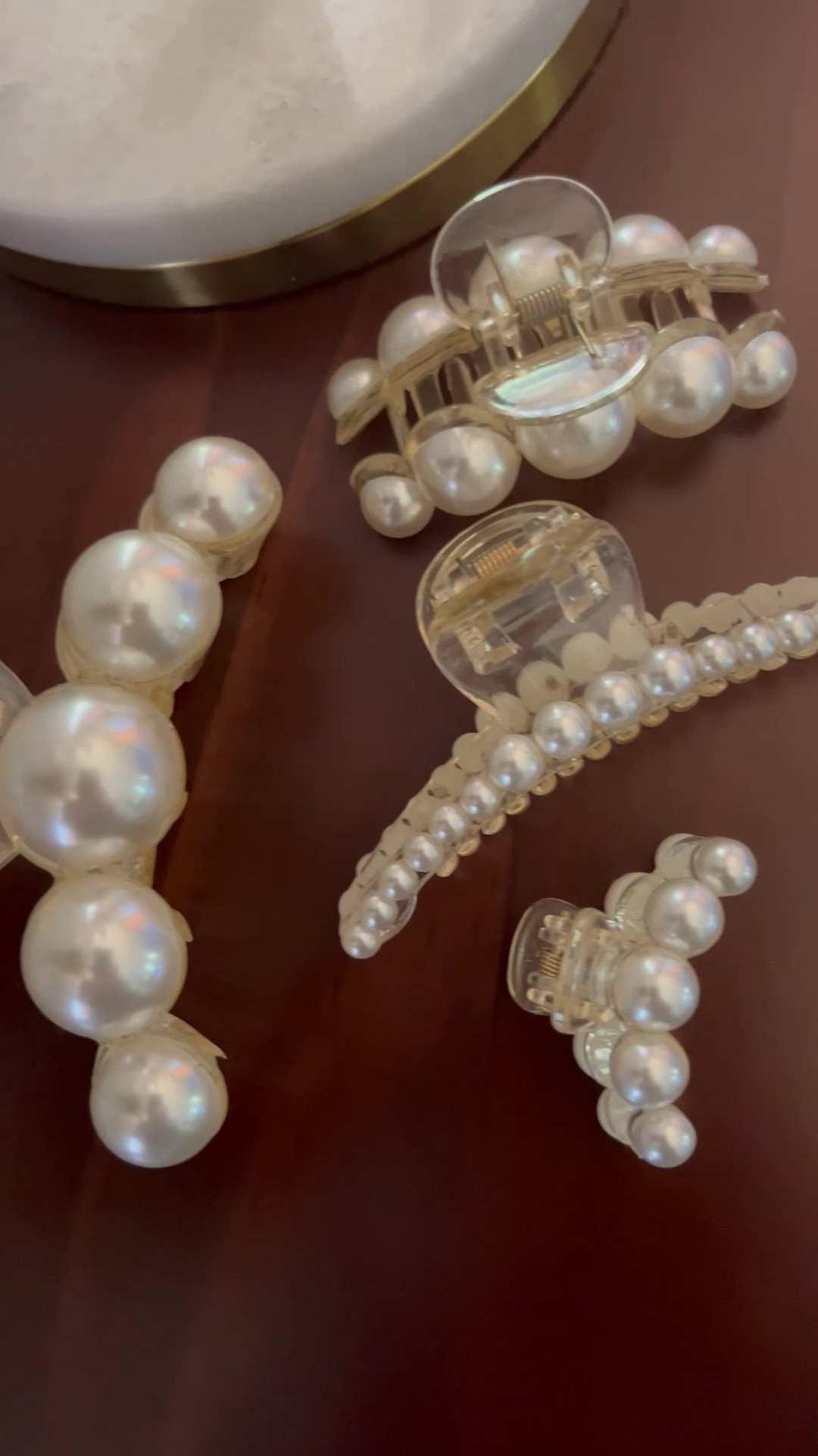 I’ve had my eye on these pearl hair claws for a while and got them as a gift recently. They are beautiful in person and work well with my fine hair. Would be so pretty for any pre wedding bridal event or even the day of itself! On Amazon.

#LTKWedding #LTKSeasonal #LTKBeauty