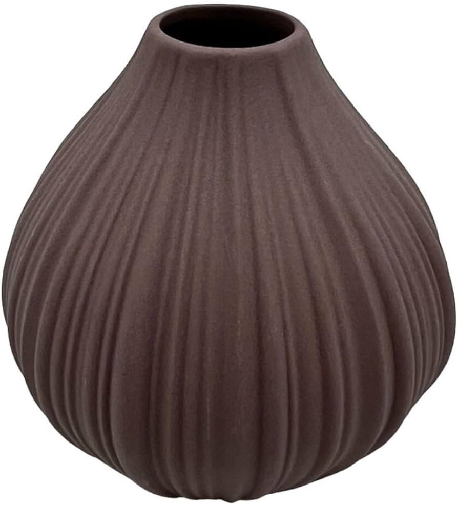 Bergamo Art Modern Onion Ceramic Vase in Pink | Amazon (US)