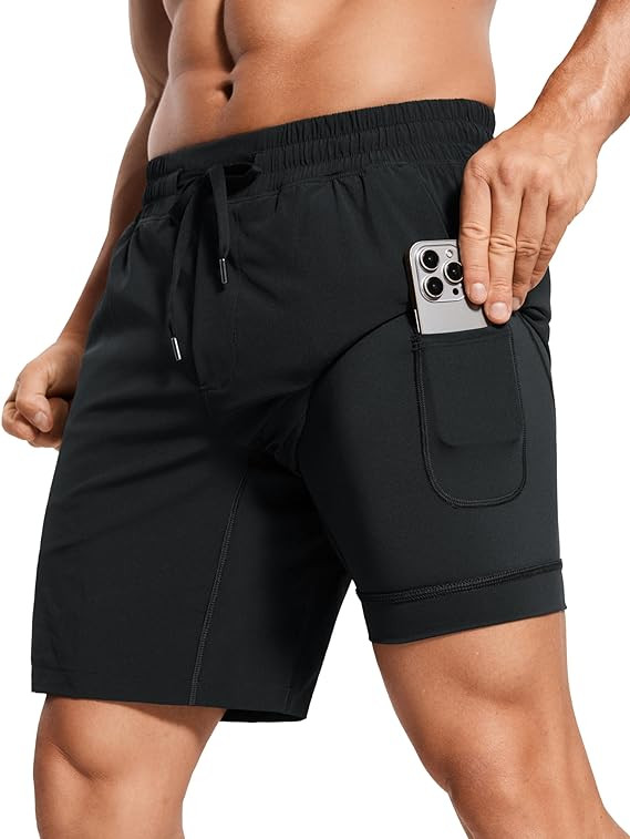 CRZ YOGA 2 in 1 Running Shorts 7" | Amazon (US)