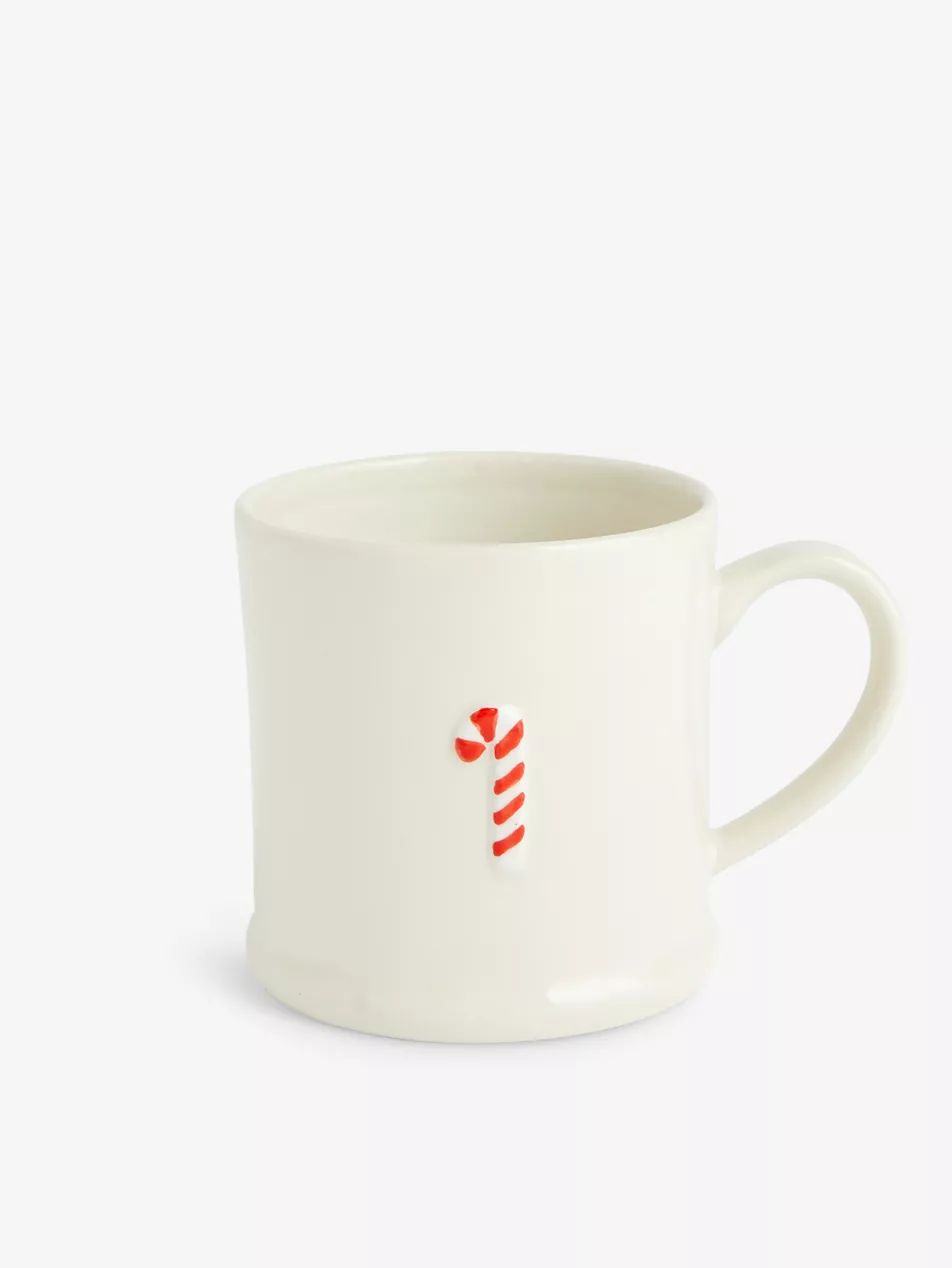 Candy Cane ceramic mug 10cm | Selfridges