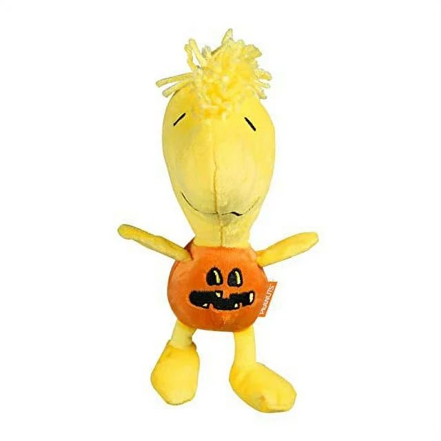 Peanuts 9" Halloween Woodstock Pumpkin Big Head Plush Dog Toy with Squeaker | Snoopy Plush Dog To... | Walmart (US)