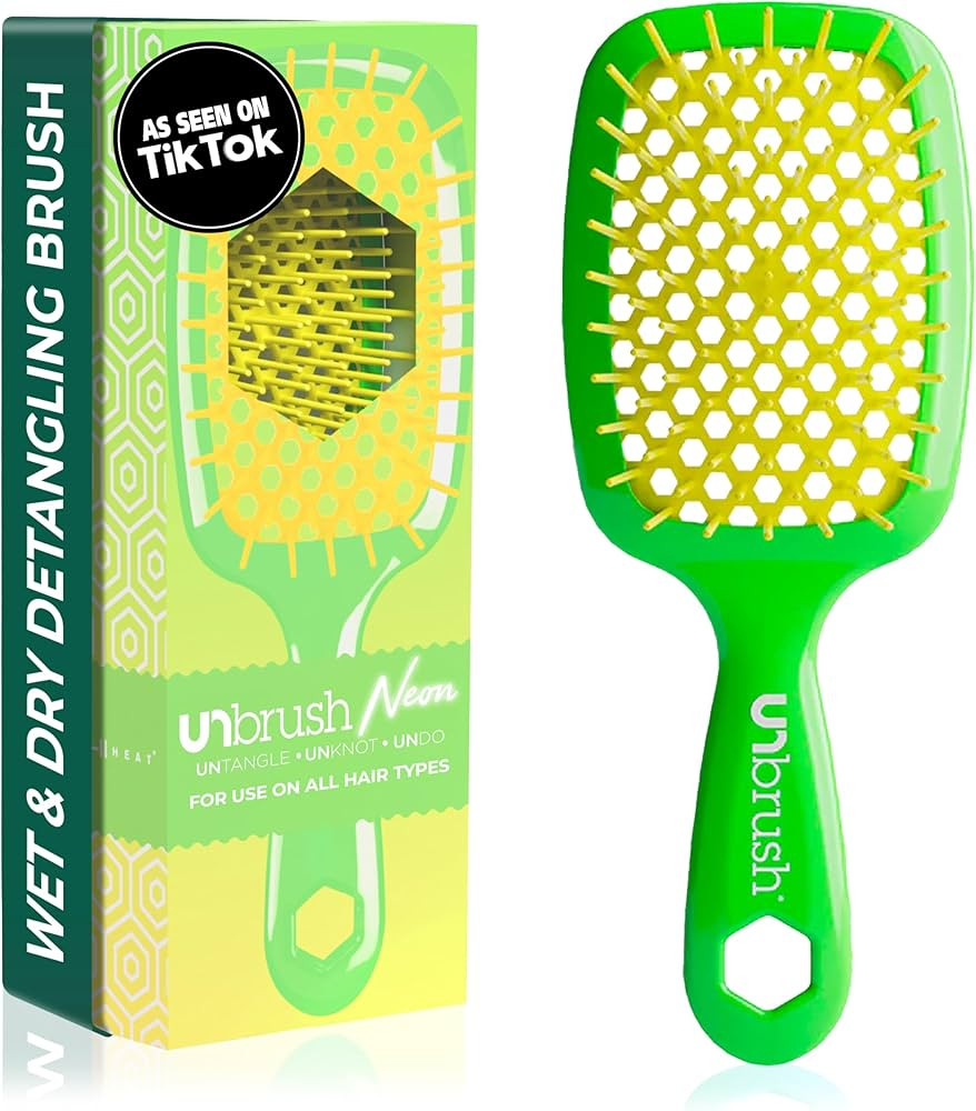 UNbrush Wet & Dry Vented Detangling Hair Brush | Amazon (US)
