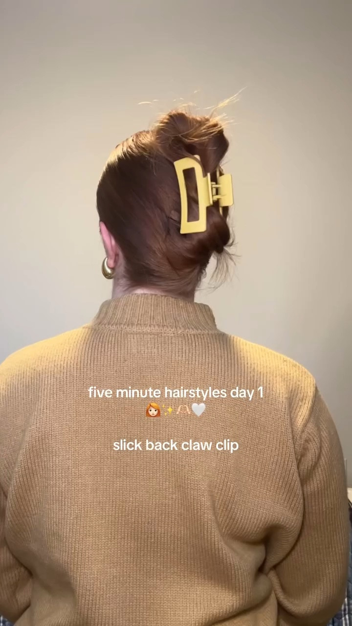 follow along for more easy, five minute hairstyles!! 👩🏻‍🦰🫶🏻✨🤍🪩 

five minute hairstyles, easy hairstyles, simple hairstyles, hair tutorial, slick back, claw clip, slick back claw clip, hairstyles, hair tutorial, aesthetic, trend, discover #fiveminutehairstyles #easyhairstyles #simplehairstyles #hairtutorial #slickback #clawclip #slickbackclawclip #hairstyles #hairtutorial #aesthetic #trend #discover
