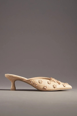 Dolce Vita Camilo Floral Kitten-Heel Mules | Anthropologie (US)