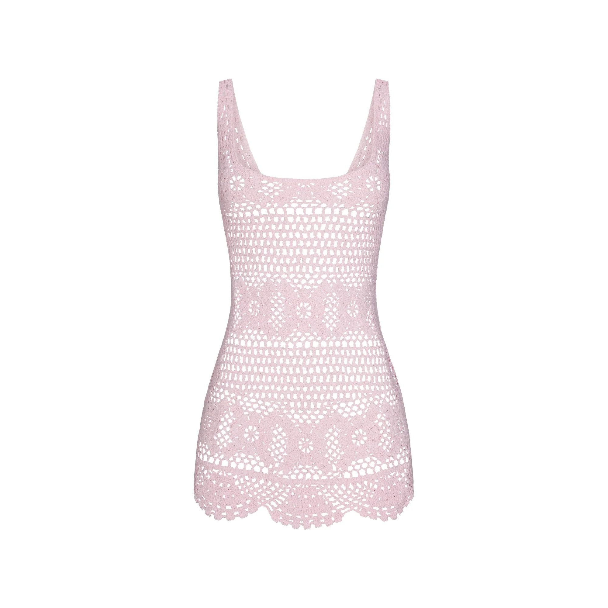 CROCHET MINI TANK DRESS | SKIMS (US)