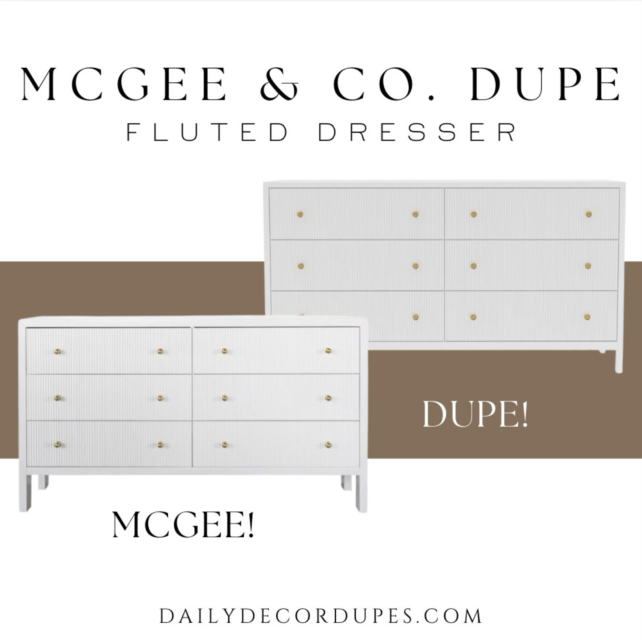 McGee & Co. dresser dupe. white fluted dresser Kendall white dresser. Bedroom inspired by studio mcgee dupes decor idea ideas inspo inspiration Dupe dupes more affordable option find replica copy cat similar look for less budget friendly affordable cheap cheaper beautiful pretty. Clearance sale coupon code discount code promo code luxury lookalike look a like Inspo inspiration inspired by idea ideas Love dupes like these? I share multiple every day in my FB group “DAILY DECOR DUPES”

#LTKSaleAlert #LTKHome