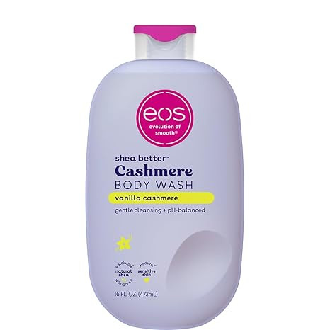 eos Cashmere Body Wash – Vanilla Cashmere, Moisturizing Body Wash, Creamy Gel Formula, with She... | Amazon (US)