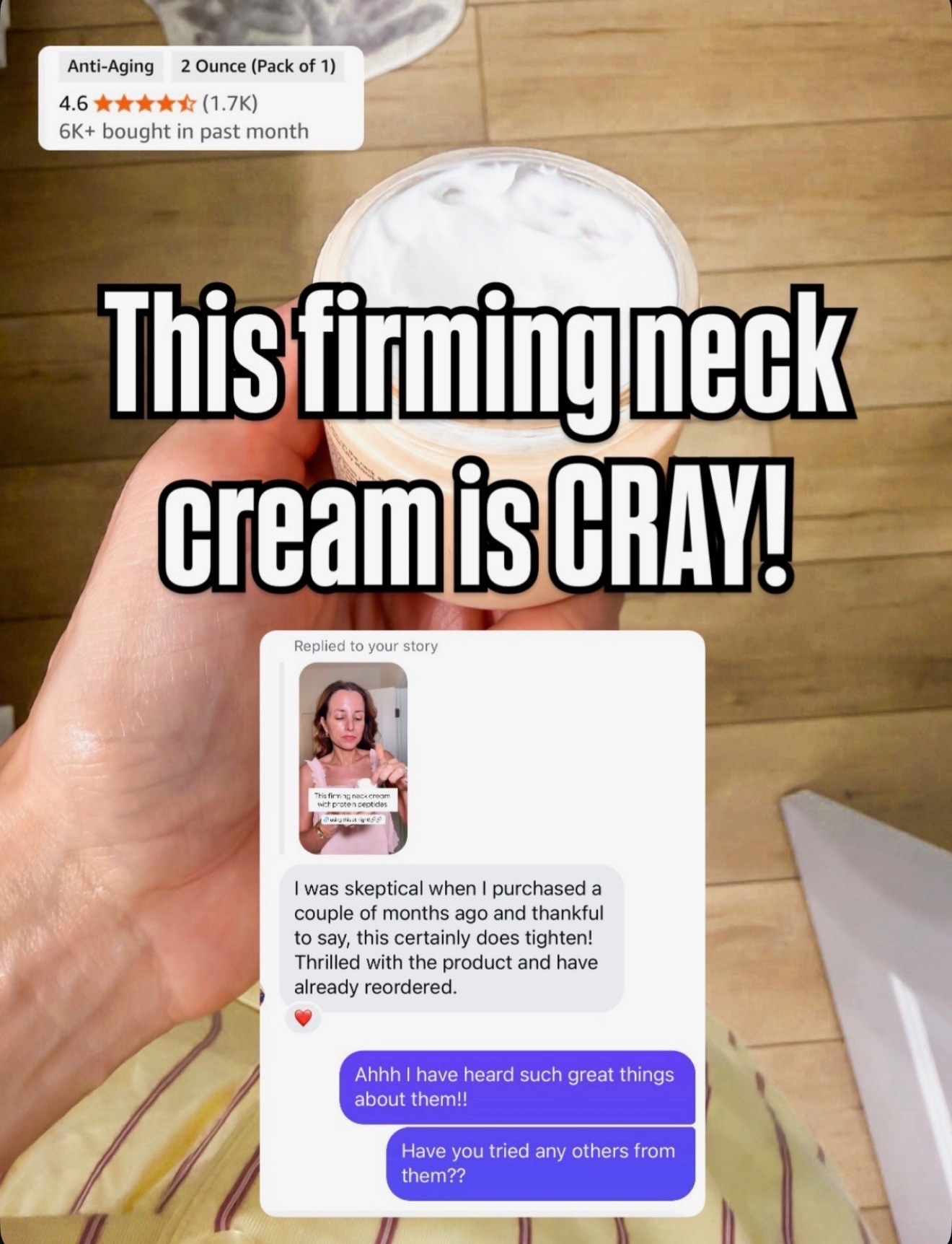 10 anti-aging products you’ll have to pry out of my hands!! I love this firming neck cream - I’ve been using it morning and night!

#LTKmorningroutine #LTKselfcare #LTKBeauty