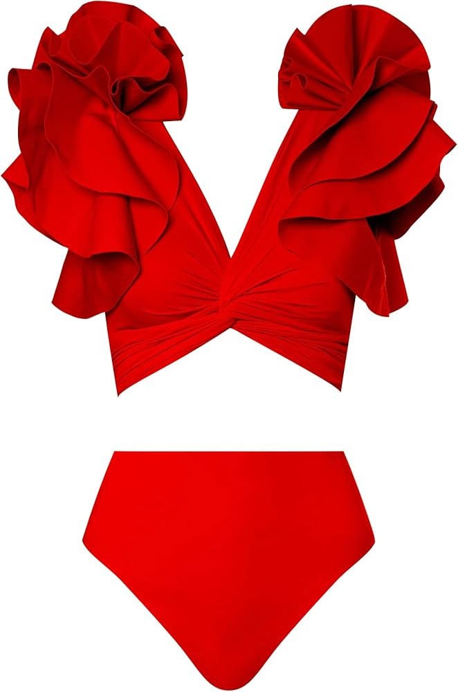 Amazon.com: MAYGEL CORONEL, Kai Two Piece, One Size, Red : Luxury Stores | Amazon (US)