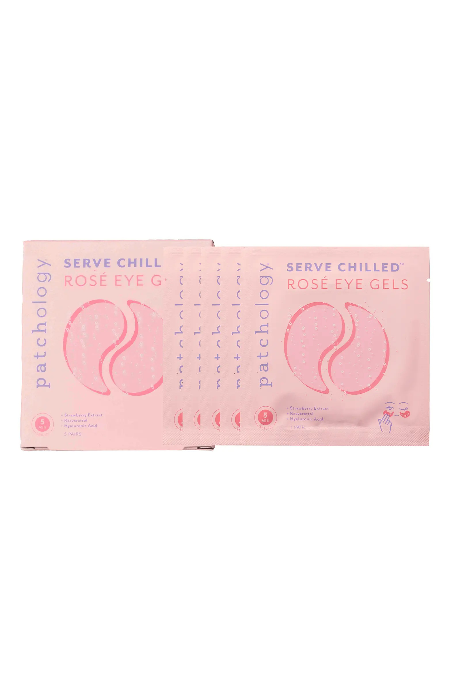 Patchology 5-Pack Serve Chilled Rosé All Day Eye Gels | Nordstrom | Nordstrom