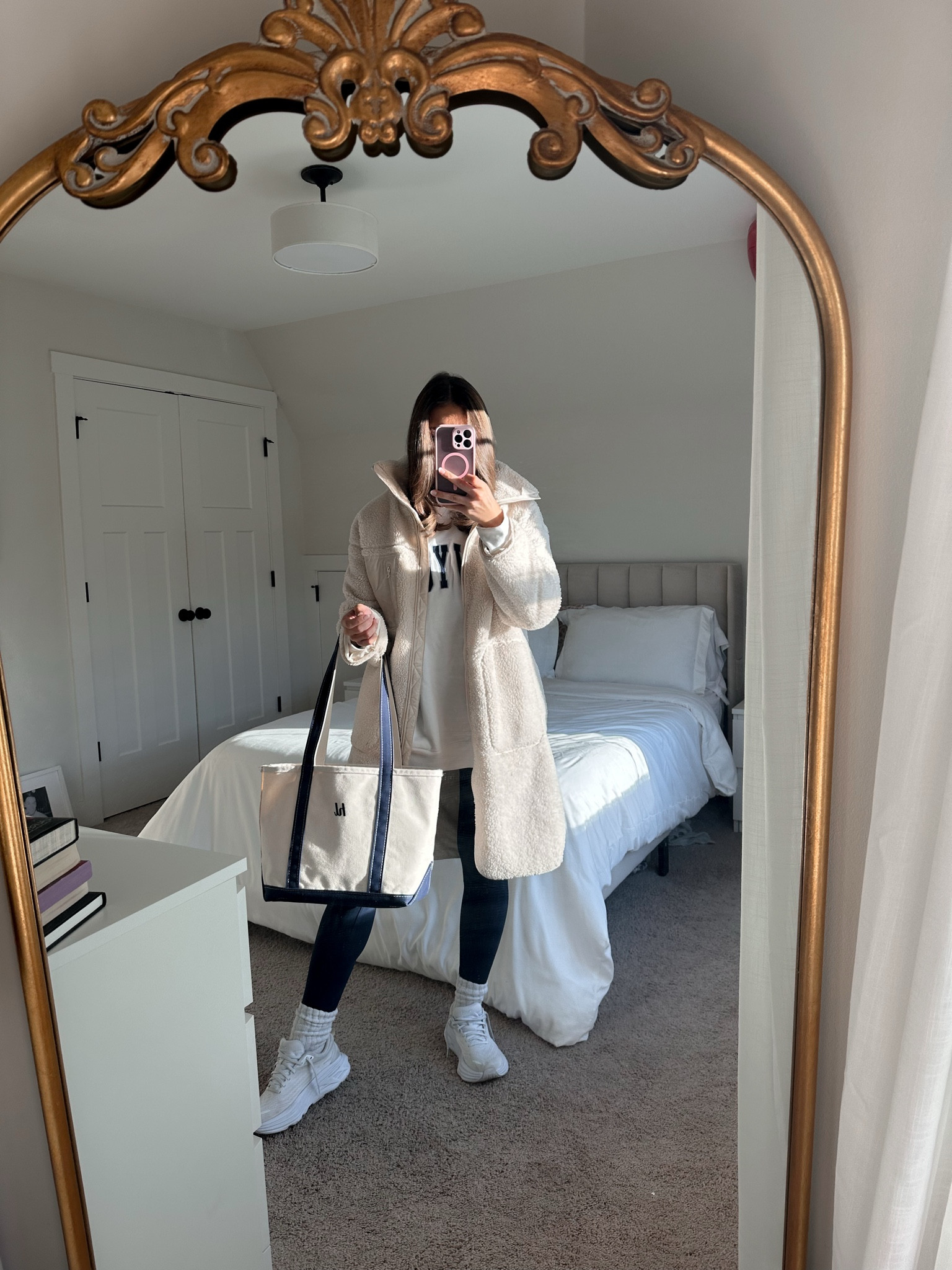 Chilly spring outfit! This one piece outfit is so easy to throw on with a sweatshirt!

#LTKSeasonal #LTKShoeCrush #LTKStyleTip