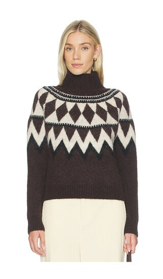 ALLSAINTS Tara Sweater in Burgundy. - size S | Revolve Clothing (Global)