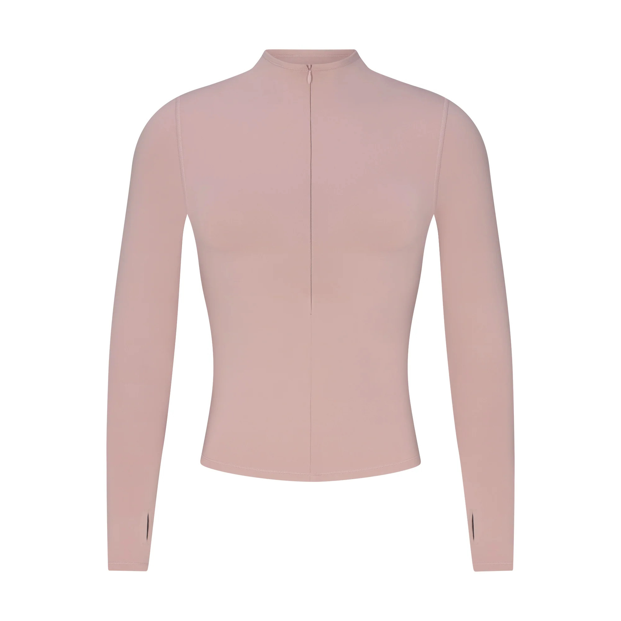 NikeSKIMS MATTE ZIP FRONT TOP | HIMALAYAN | SKIMS | SKIMS (US)