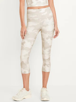High-Waisted PowerSoft Crop Leggings | Old Navy (US)