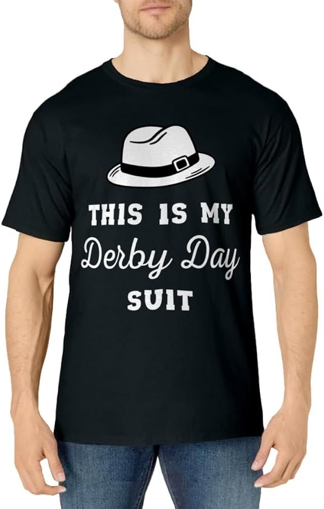 KY Derby Suits for Men Funny Derby Day Kentucky Attire 2022 T-Shirt | Amazon (US)