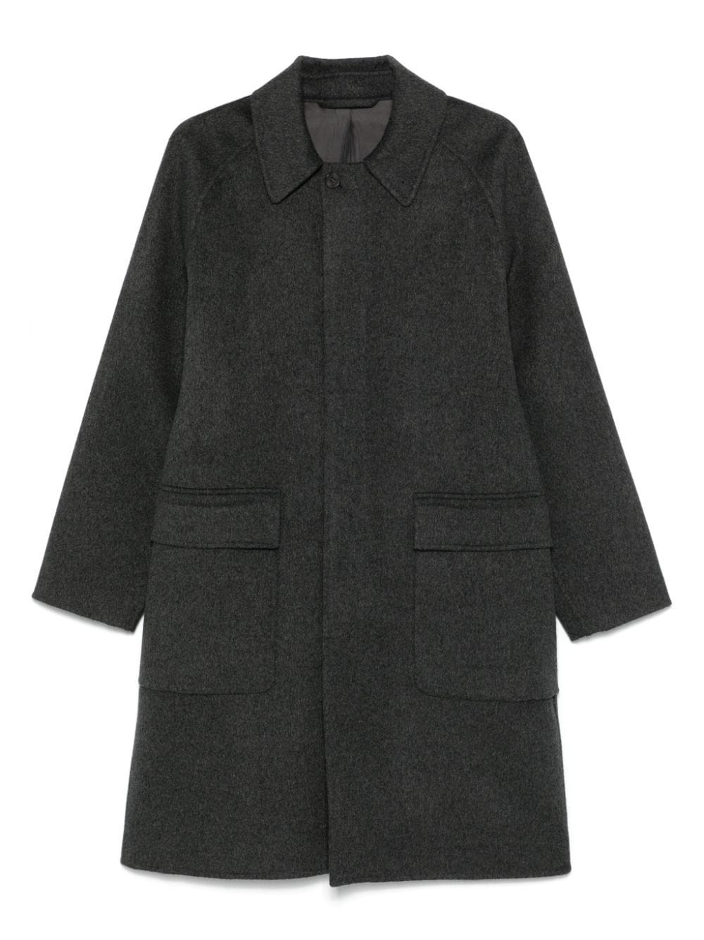 Officine Generale Briac coat - Grey | Farfetch Global