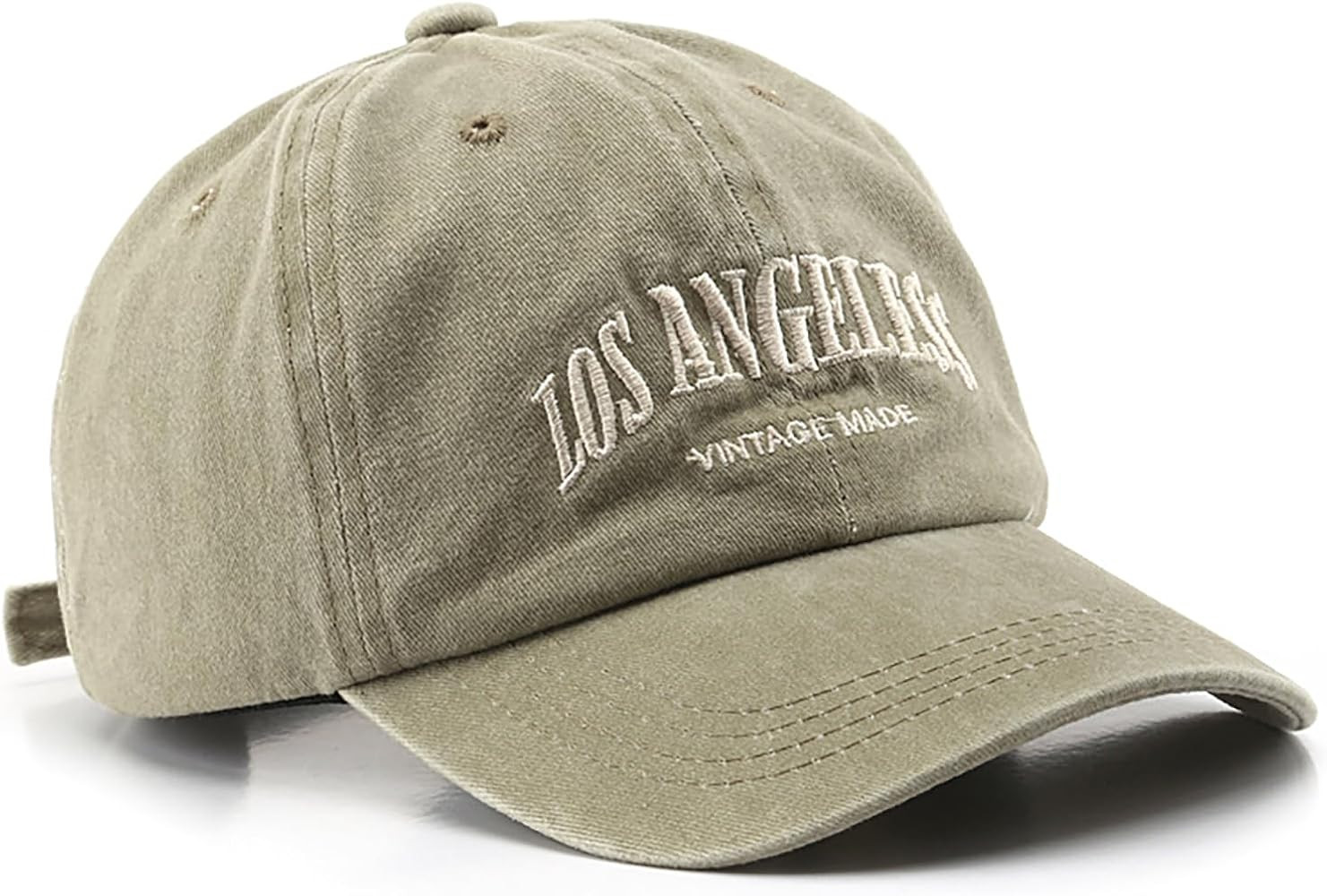 Los Angeless Hat Distressed Vintage Embroidered Basebal Cap for Men and Women | Amazon (US)