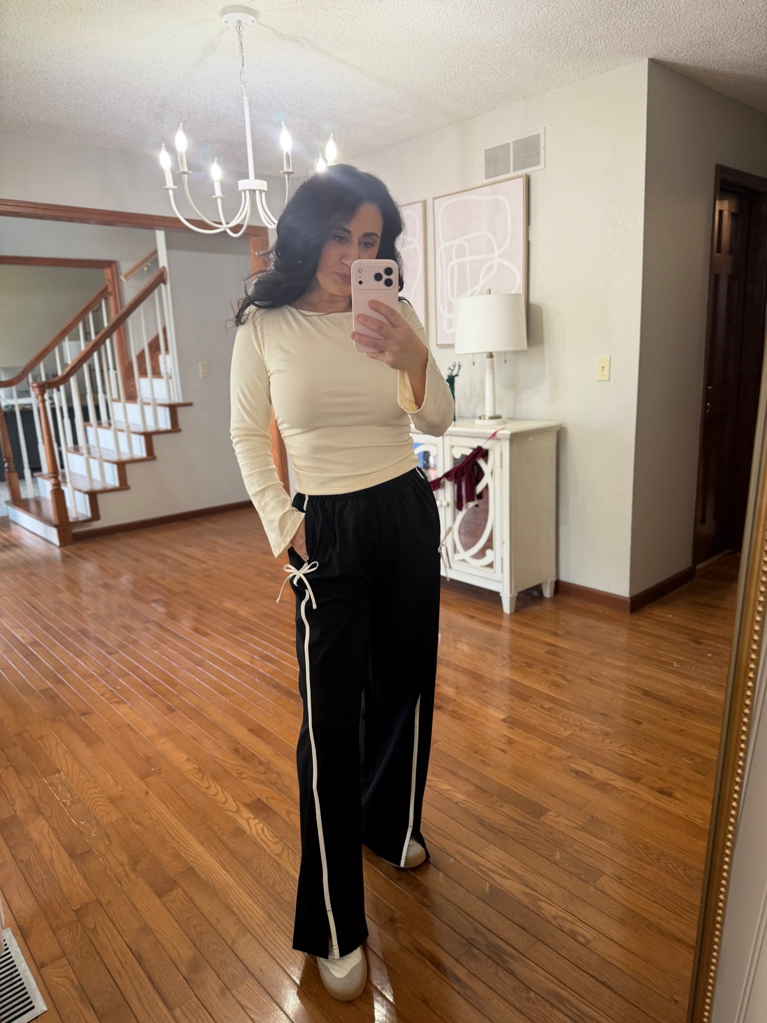 Saturday on the go outfit! The cutest bow tie pants new at Target 

#LTKGiftGuide #LTKActive #LTKHoliday