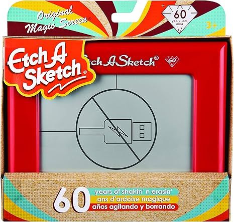 Etch A Sketch, Classic Red Drawing Toy with Magic Screen, for Ages 3 and Up | Amazon (US)