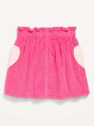 Corduroy Heart-Pocket Skirt for Toddler Girls | Old Navy (US)
