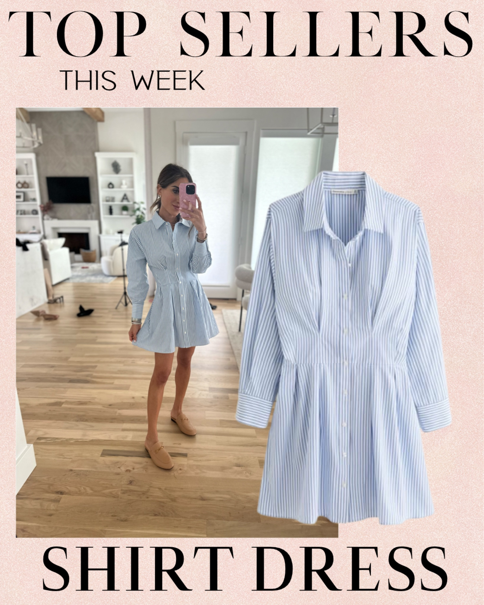 stripe shirt dress size xxs petite 
Work outfit 

#LTKfindsunder100 #LTKfindsunder50