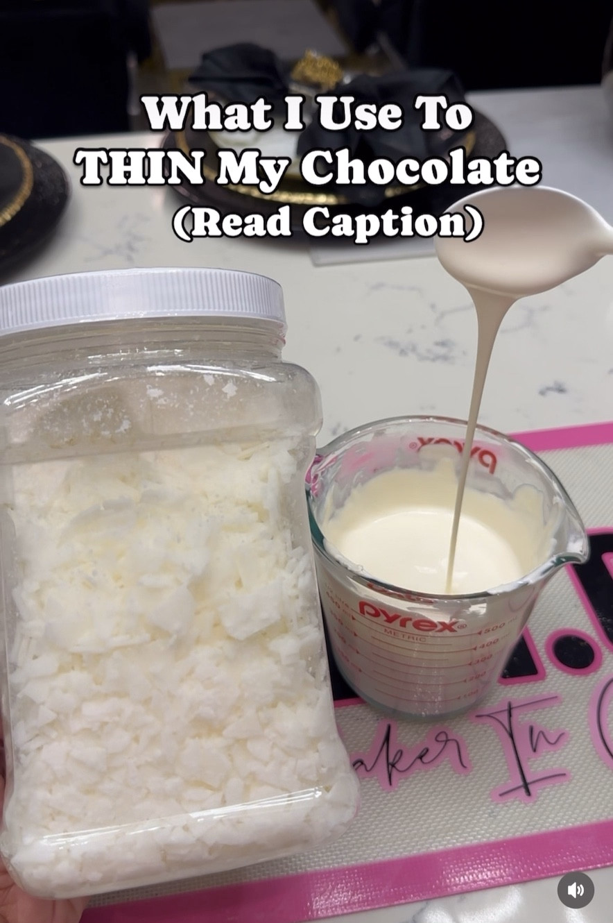 Baker Babes here’s what I use to thin my chocolate✨

#LTKVideo #LTKSaleAlert #LTKParties