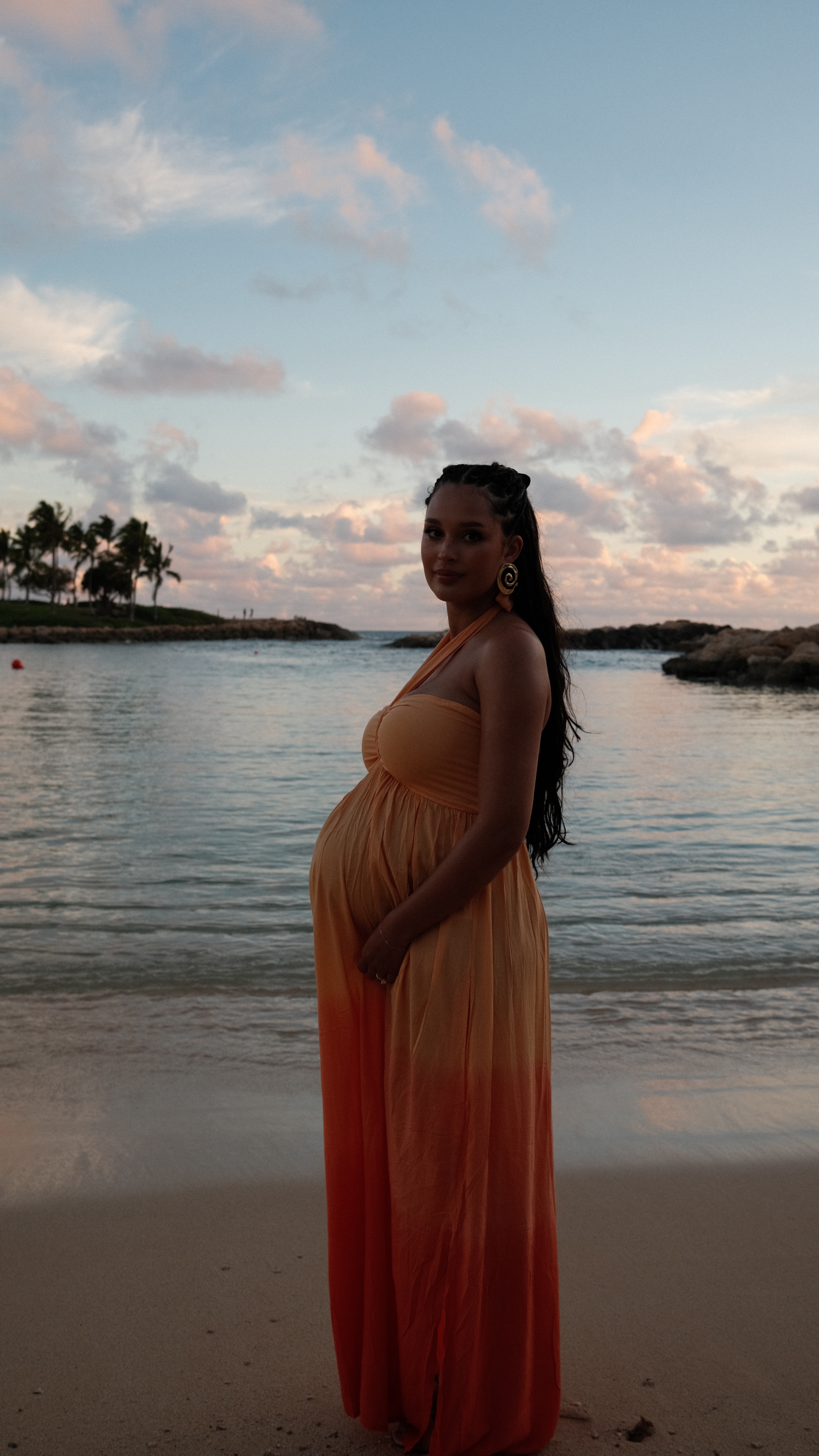 the perfect bump friendly vacation dress that literally made me feel like padme from Star Wars 🥹 loved everything about this fit 🤍

#LTKBump #LTKWatchNow #LTKMostLoved