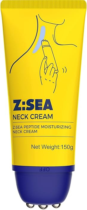 Z:SEA Neck Firming Cream with Roller, Tightening and Lifting Neck & Chest Cream for Crepey Skin, ... | Amazon (US)