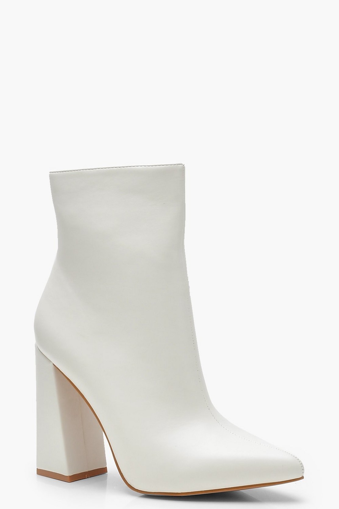 Flared Heel Sock Boots | Boohoo.com (US & CA)