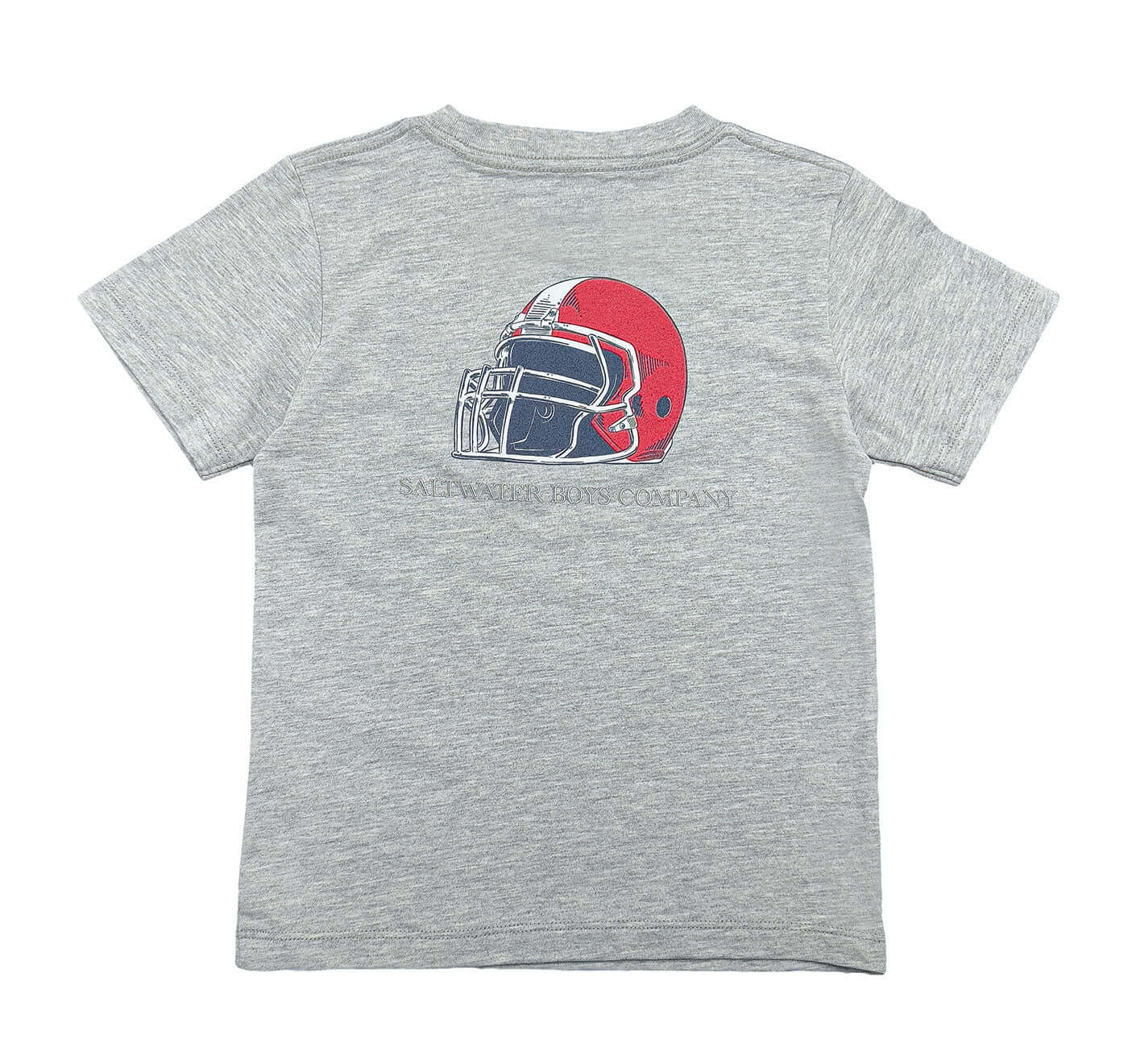 Red Helmet Boys Graphic Tee SS Grey | Saltwater Boys Company