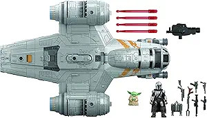 Star Wars Mission Fleet The Mandalorian The Child Razor Crest Outer Rim Run Deluxe Vehicle with 2... | Amazon (US)