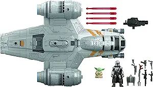 Star Wars Mission Fleet The Mandalorian The Child Razor Crest Outer Rim Run Deluxe Vehicle with 2... | Amazon (US)