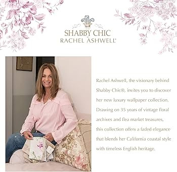 Graham & Brown Shabby Chic by Rachel Ashwell Wild Flower Off White Wallpaper | Amazon (US)