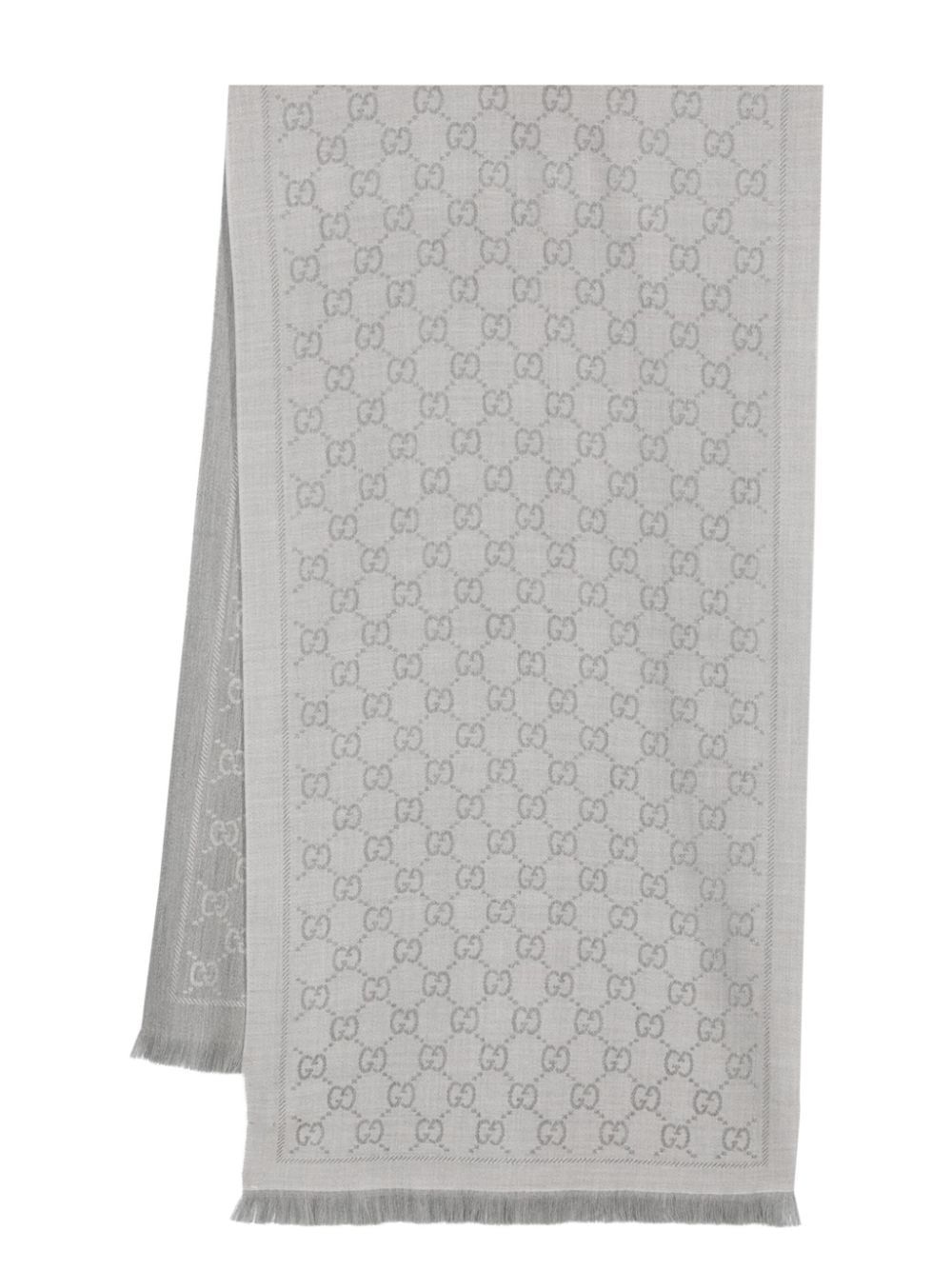 Gucci GG-jacquard Wool Scarf - Farfetch | Farfetch Global