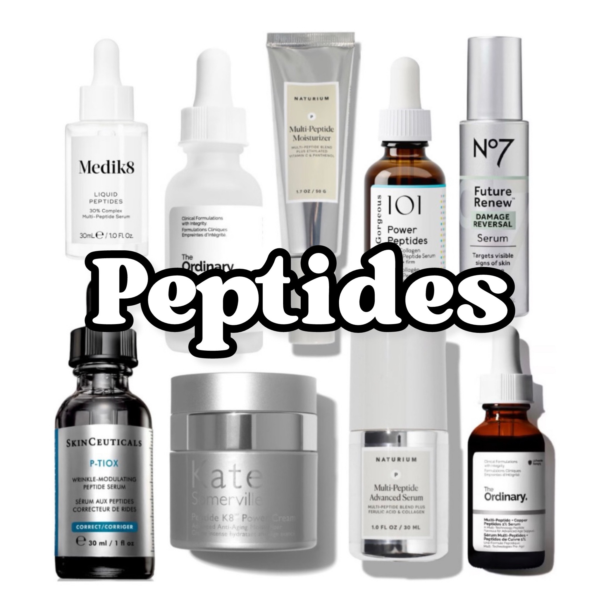 My favourite products containing anti-ageing peptides.
Remember and use my Look Fantastic code ADDICTEDTO_LF for £ off! 

#LTKuk #LTKbeauty