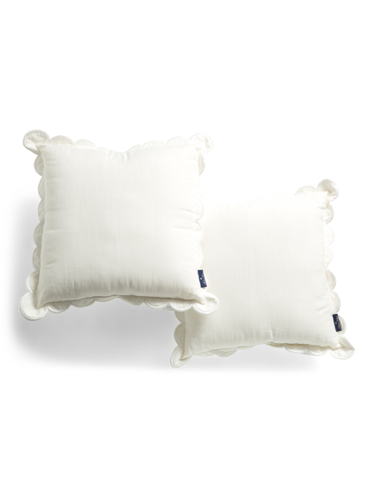 2pk 18x18 Outdoor Scalloped Trim Pillows | TJ Maxx
