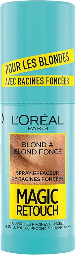 L'Oréal Paris Spray Instantané Correcteur de Racines & Cheveux Blancs, Magic Retouch, Blond à ... | Amazon (FR)
