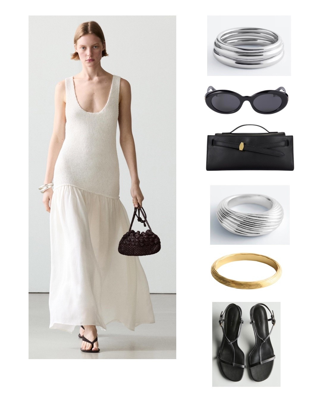 Your spring summer edit. Flowy off white dress with timeless accessories elegantly put together  

#LTKspring #LTKsummer #LTKstyletip