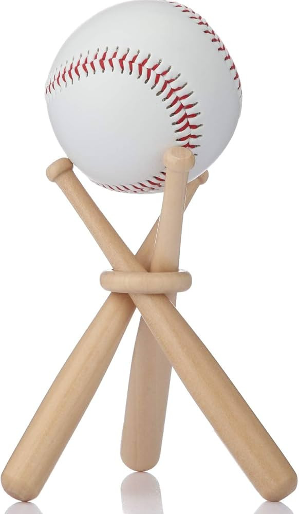 Honoson Baseball Stand Holders Balls Display Bat Wooden Stand Holder Display Centerpieces Tables ... | Amazon (US)